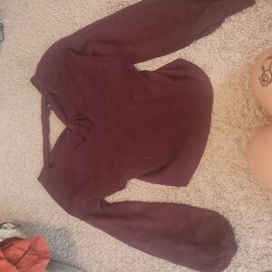 Purple sweater